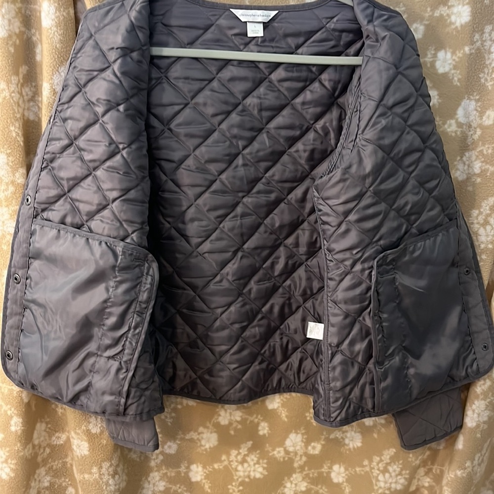 Christopher & Banks Lightweight Fully Lined Quilt… - image 5